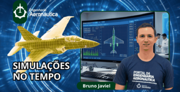 Simulações no Tempo modelagem aeronaves engenharia aeronáutica
